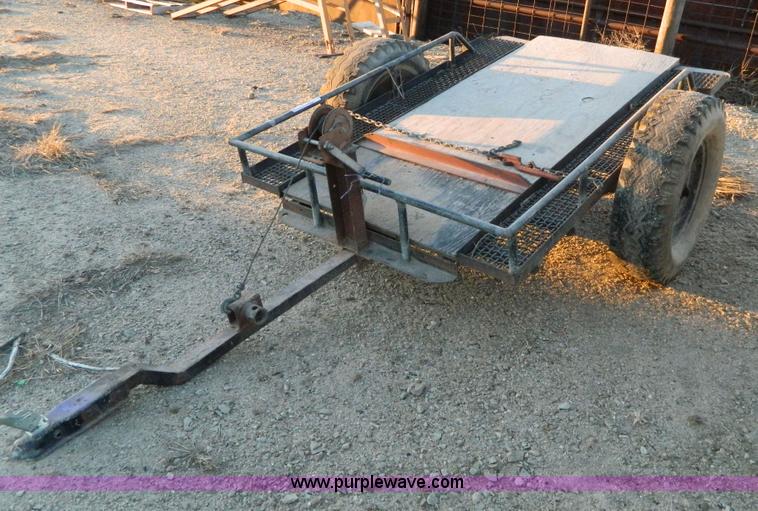 image for item E9438 Two wheeled tilt trailer