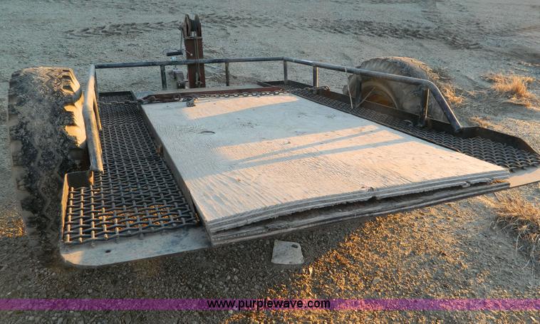 image for item E9438 Two wheeled tilt trailer