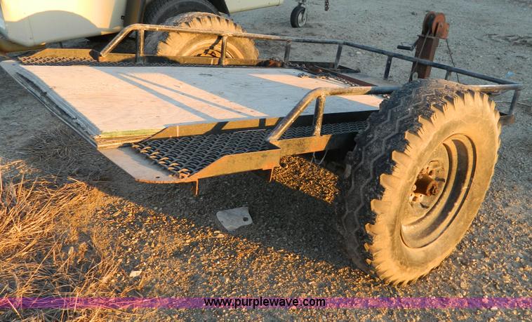image for item E9438 Two wheeled tilt trailer
