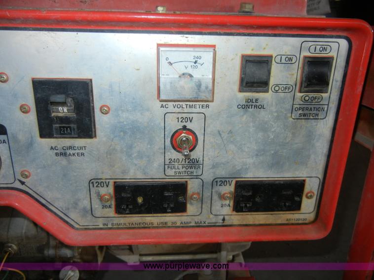 image for item H9635 Multiquip GA-6HA generator