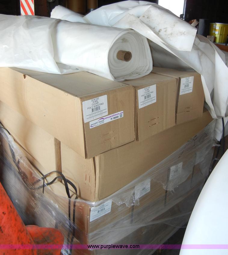 image for item H9668 Rolls of clear poly sheeting
