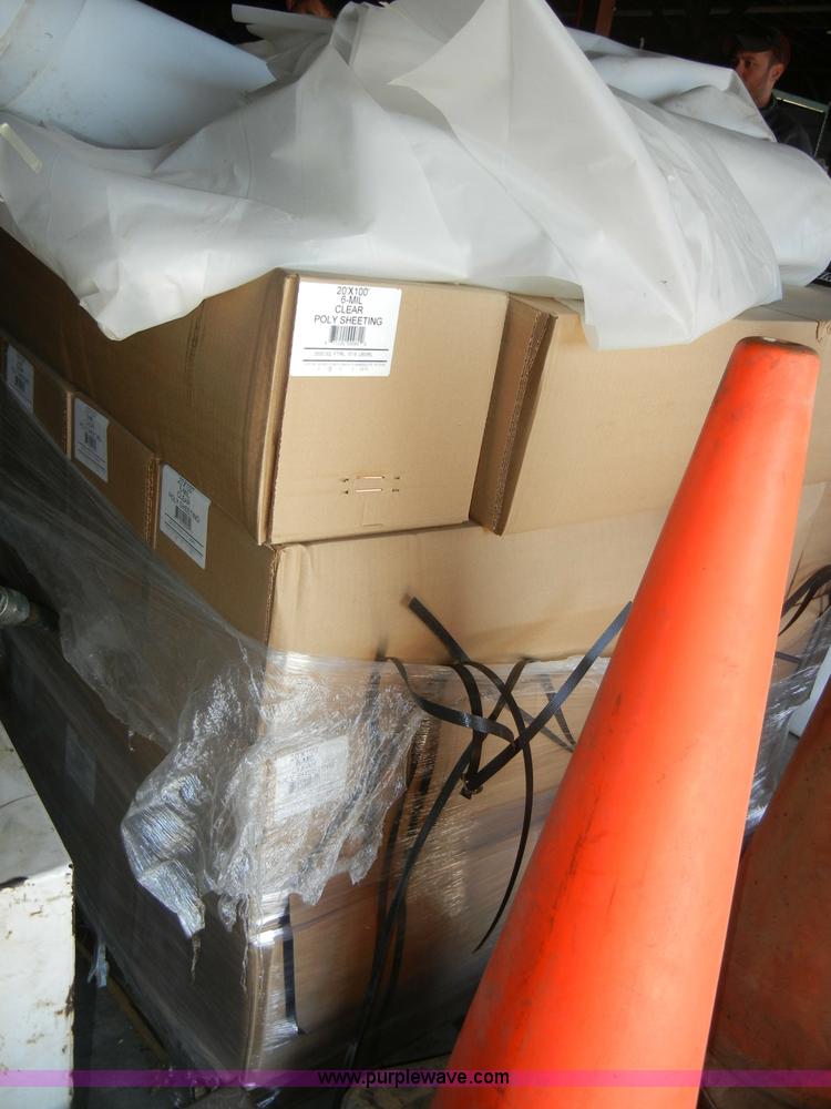 image for item H9668 Rolls of clear poly sheeting