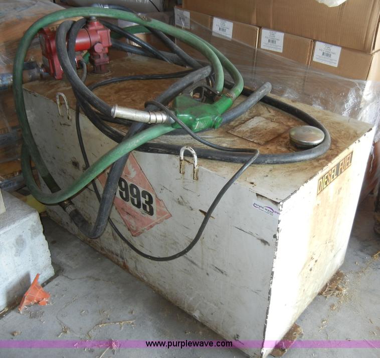 image for item H9678 100 gallon fuel tank with 12v pump