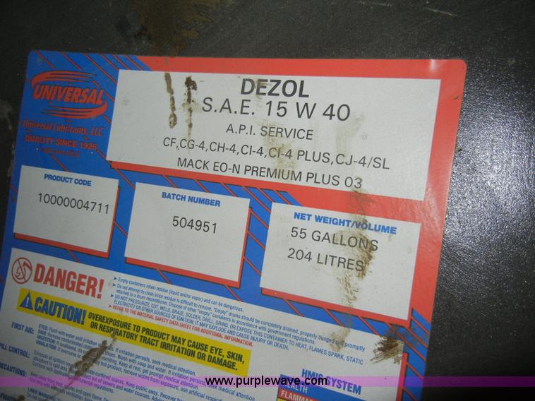 image for item H9679 Dezol 15W-40 oil