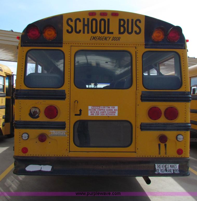 image for item I9672 1989 Ford B700 school bus