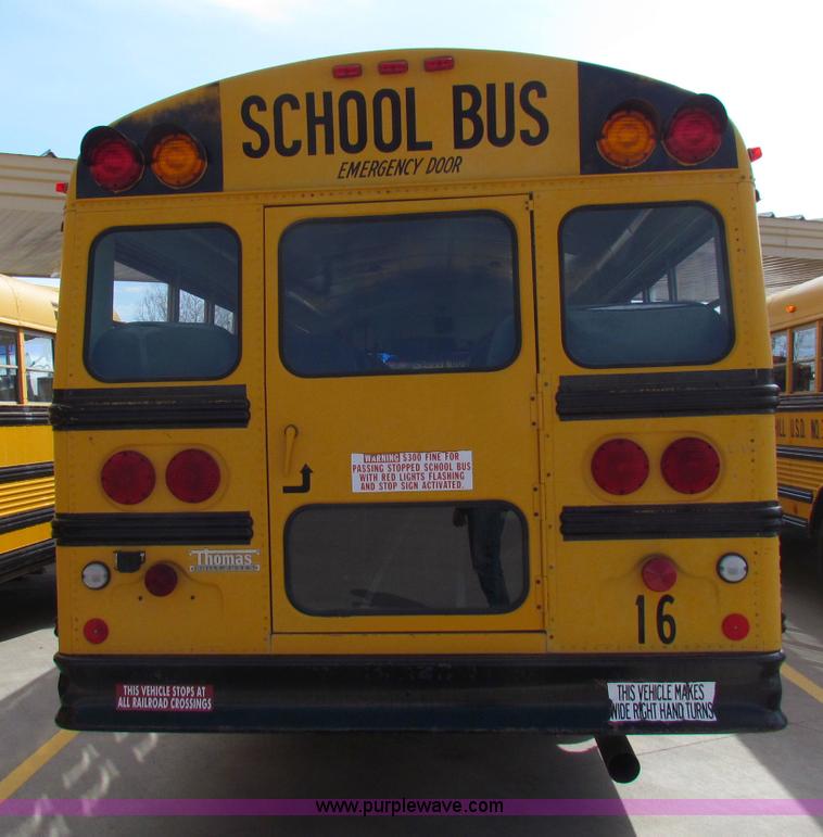 image for item I9673 1991 Ford B700 school bus