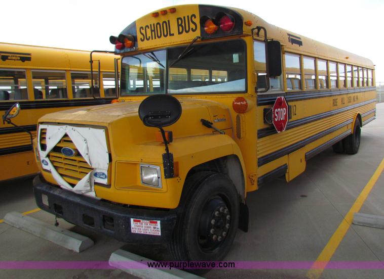 image for item I9674 1990 Ford B700 school bus
