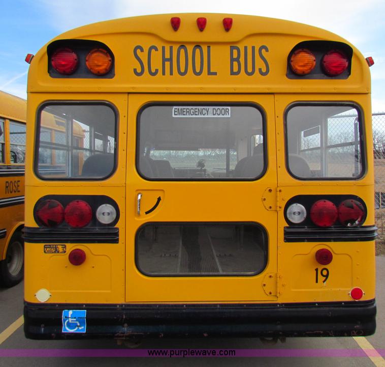 image for item I9676 1992 Chevrolet G30 school bus