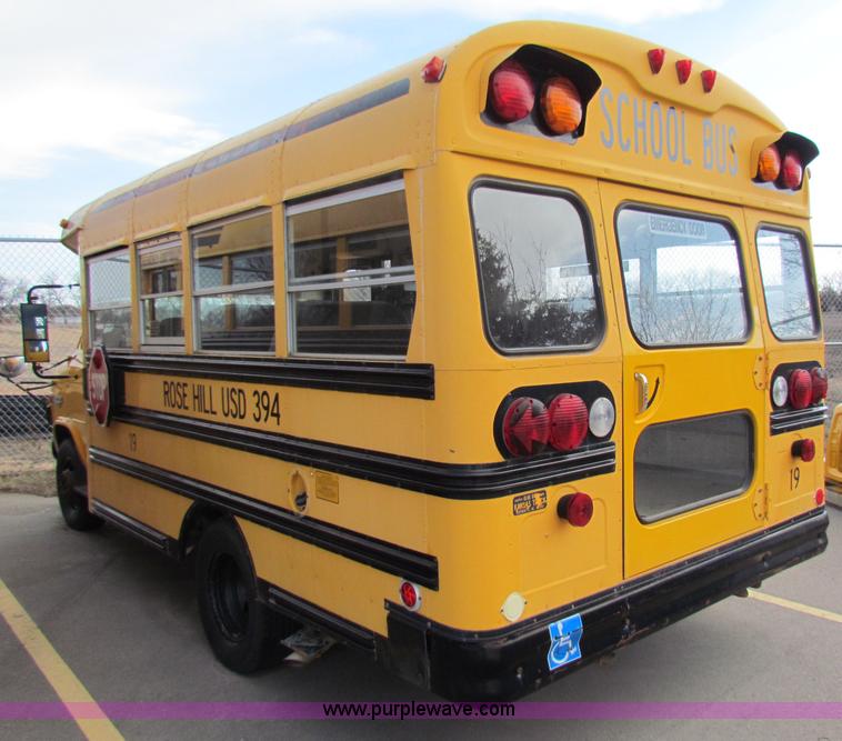 image for item I9676 1992 Chevrolet G30 school bus