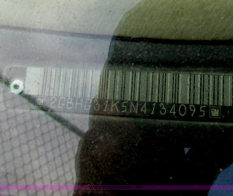 image for item I9676 1992 Chevrolet G30 school bus