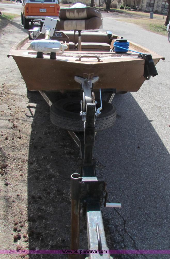 image for item I9681 1978 Monark 16' aluminum boat