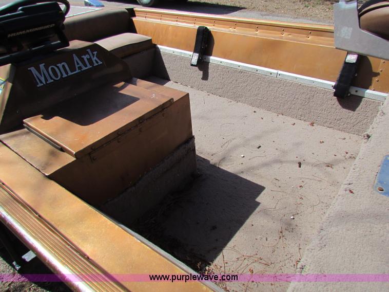 image for item I9681 1978 Monark 16' aluminum boat