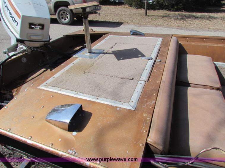 image for item I9681 1978 Monark 16' aluminum boat