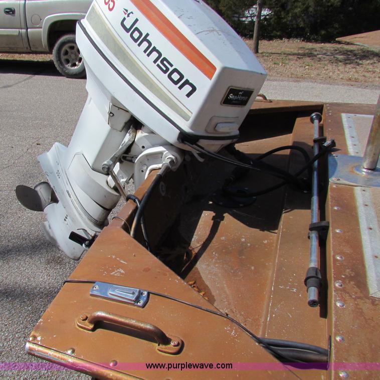 image for item I9681 1978 Monark 16' aluminum boat