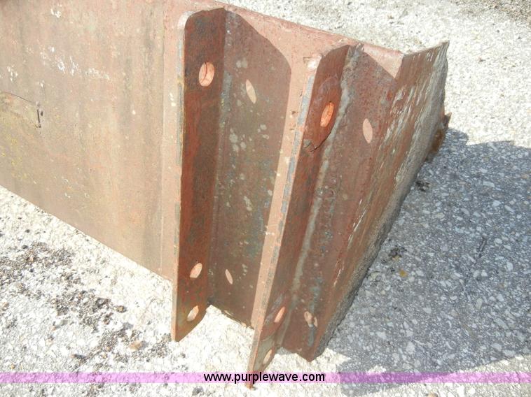 image for item U9851 48" utility bucket with weld on edge