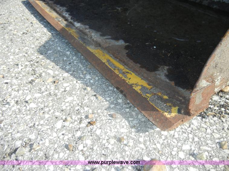 image for item U9851 48" utility bucket with weld on edge