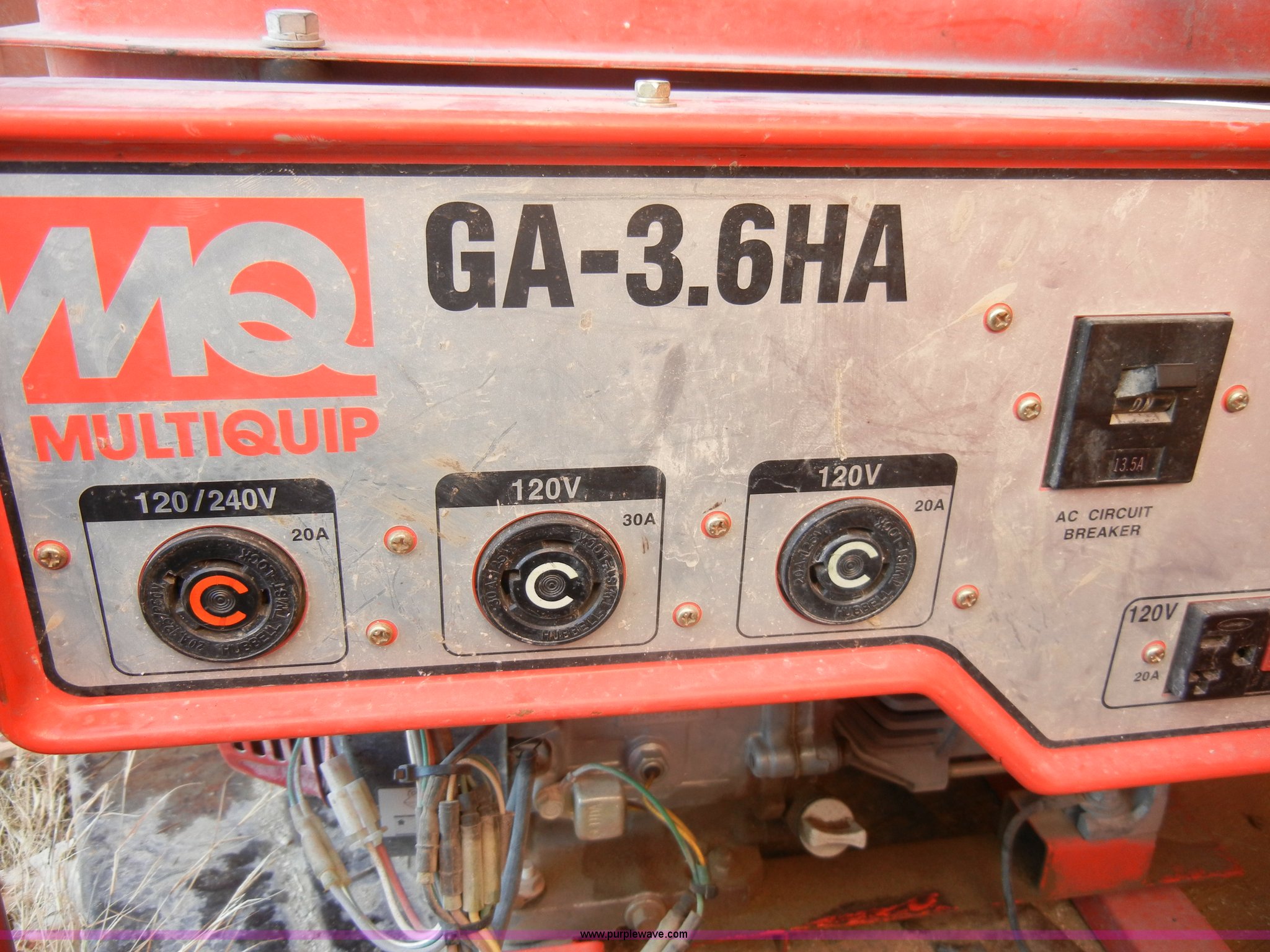 Multiquip GA3.6HA generator in De Soto, KS Item H9642 sold Purple Wave