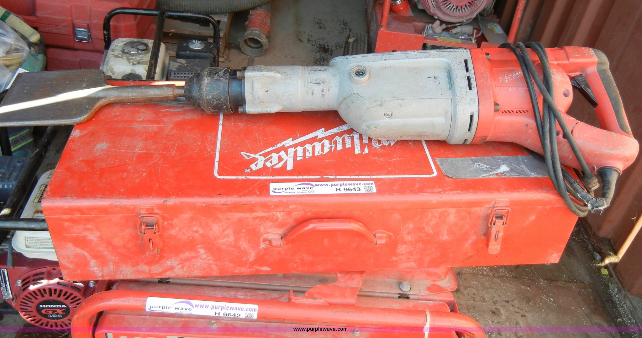 Milwaukee demolition hammer with case in De Soto, KS Item H9643 sold