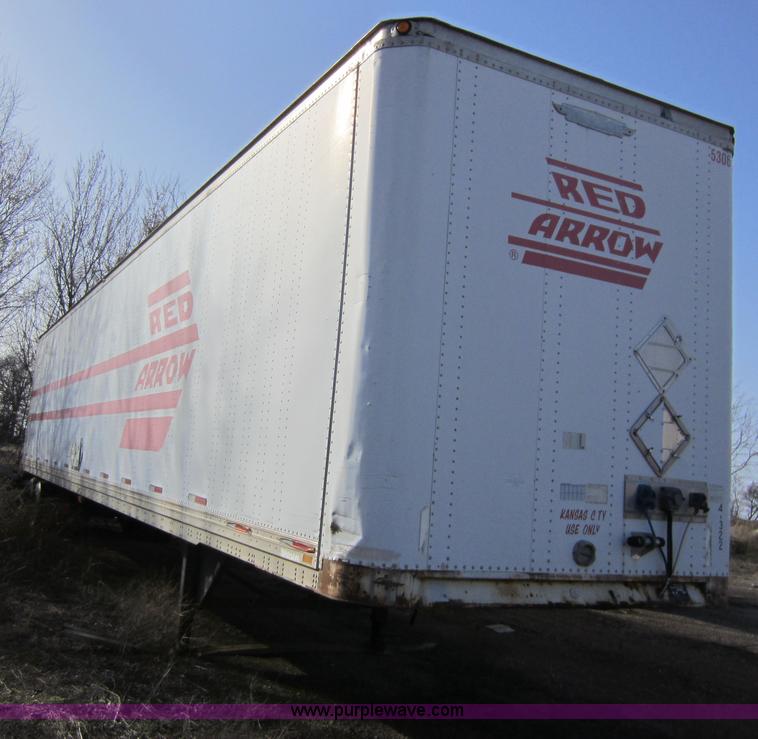 image for item A5600 1993 Trailmobile 53' semi van trailer