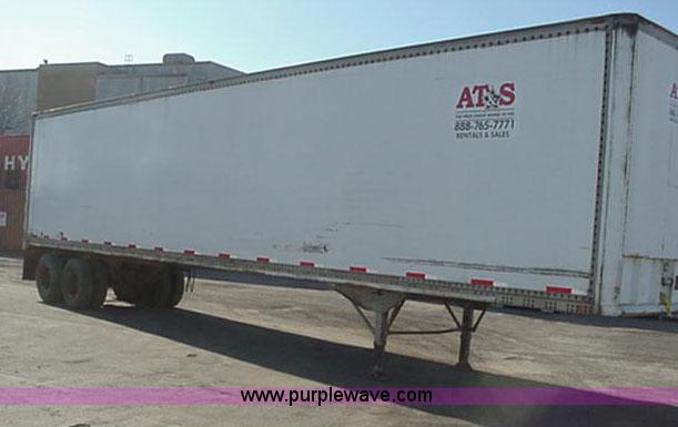 image for item B1017 1983 Dunham 45' storage semi trailer