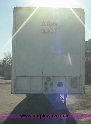 image for item B1017 1983 Dunham 45' storage semi trailer