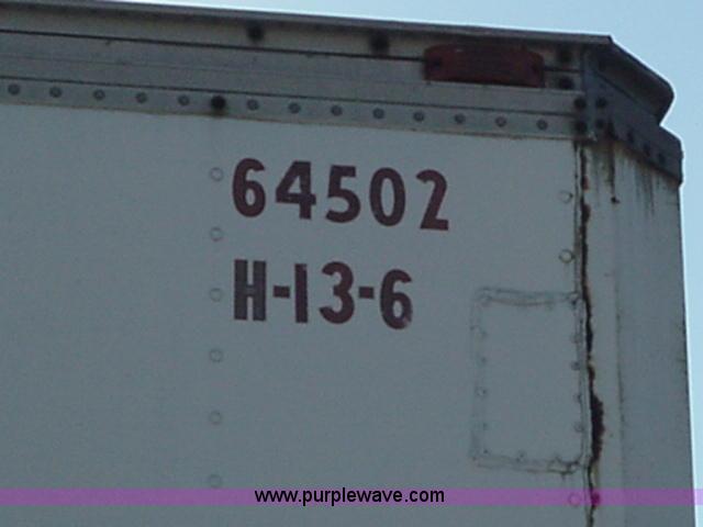 image for item B1017 1983 Dunham 45' storage semi trailer