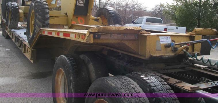 image for item B2616 1979 Chancey BT35SPS double axle lowboy trailer