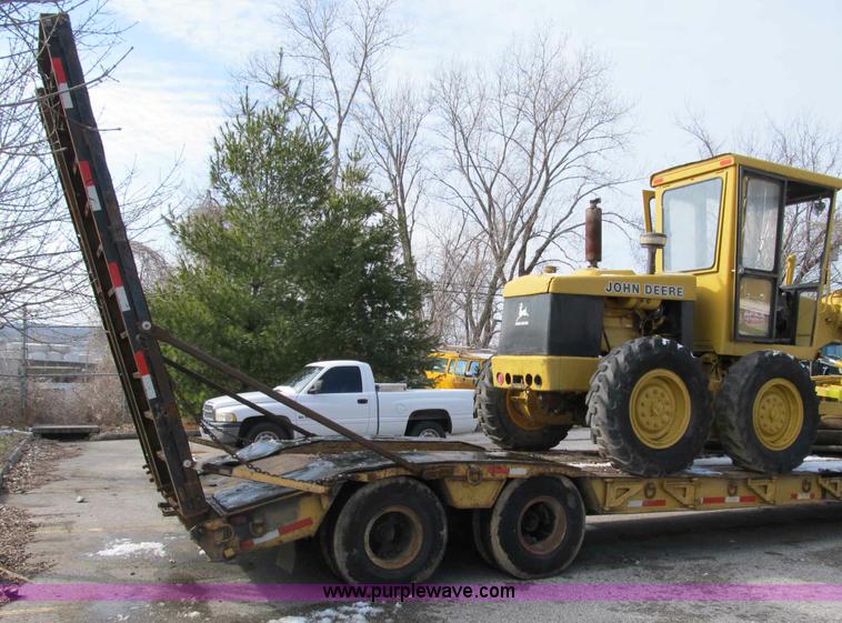 image for item B2616 1979 Chancey BT35SPS double axle lowboy trailer