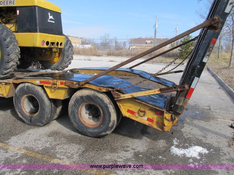 image for item B2616 1979 Chancey BT35SPS double axle lowboy trailer