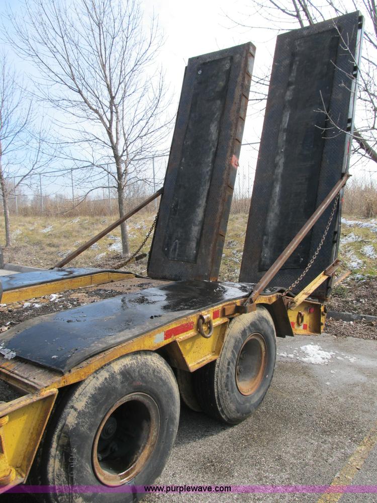 image for item B2616 1979 Chancey BT35SPS double axle lowboy trailer