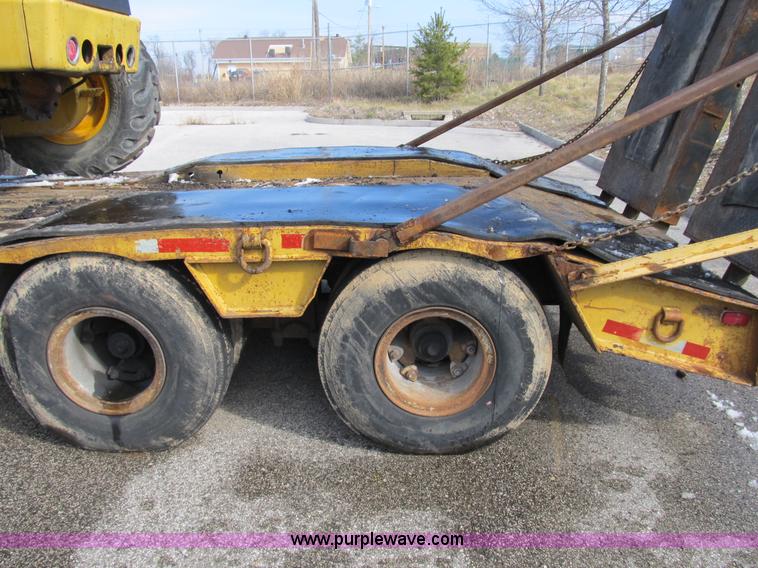 image for item B2616 1979 Chancey BT35SPS double axle lowboy trailer