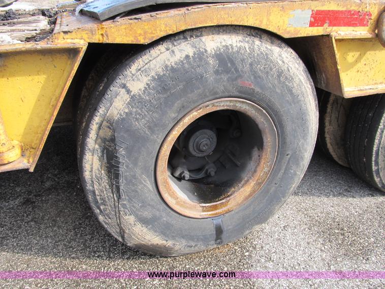 image for item B2616 1979 Chancey BT35SPS double axle lowboy trailer