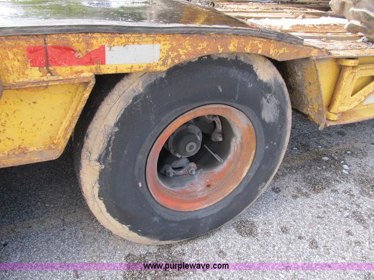 image for item B2616 1979 Chancey BT35SPS double axle lowboy trailer