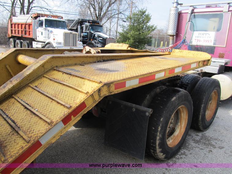 image for item B2616 1979 Chancey BT35SPS double axle lowboy trailer