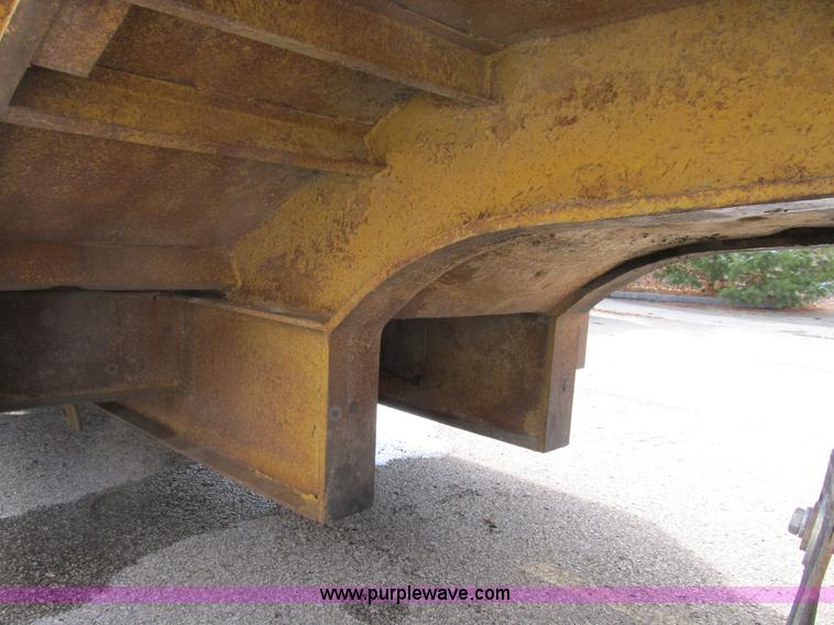 image for item B2616 1979 Chancey BT35SPS double axle lowboy trailer