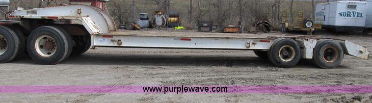 image for item B2626 1984 Phelan WT-25K lowboy trailer