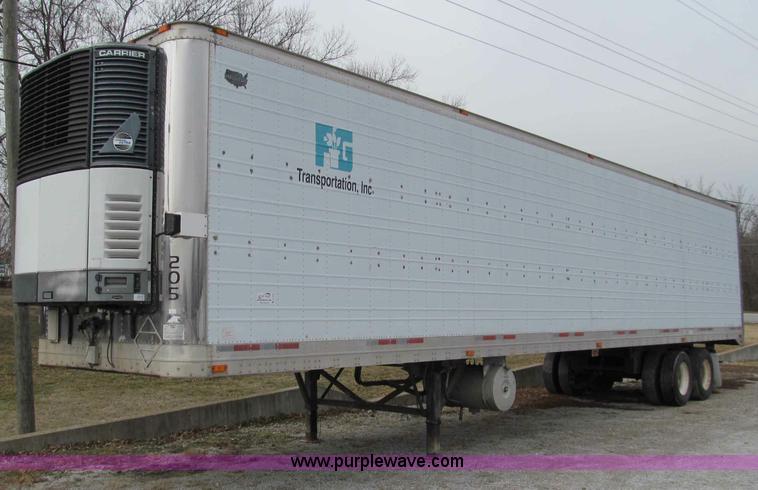 image for item D3040 1996 Wabash 48' reefer trailer