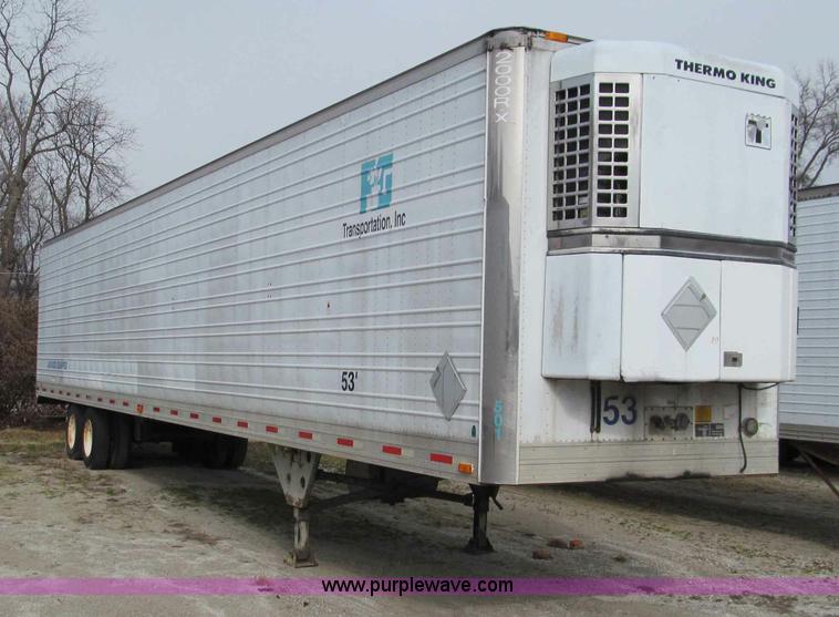 image for item D3041 1996 Utility 52' reefer trailer