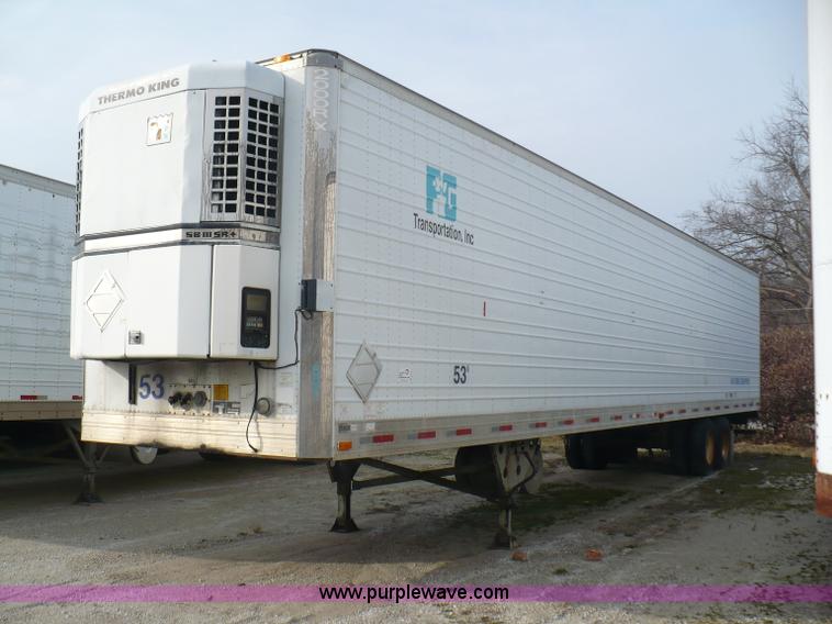image for item D3041 1996 Utility 52' reefer trailer