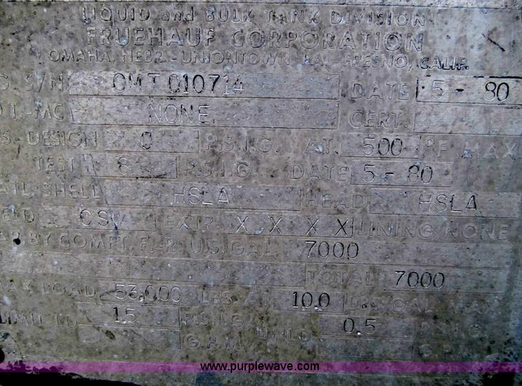 image for item D3062 1980 Fruehauf 42.5' insulated tank trailer