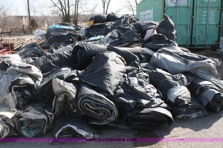 image for item A6844 Approx 80 concrete tarps