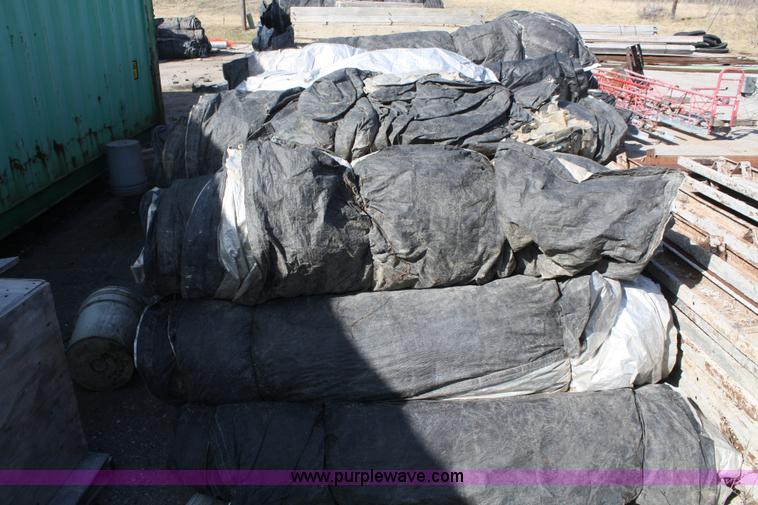 image for item A6844 Approx 80 concrete tarps