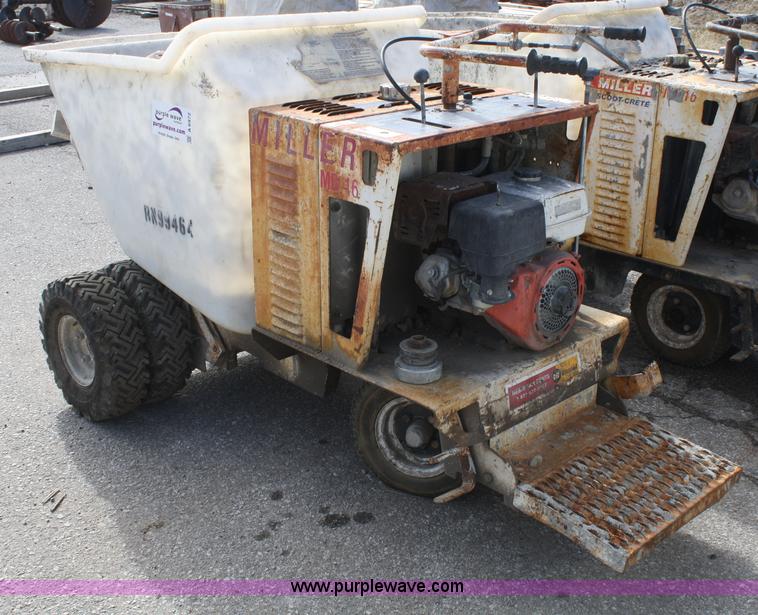 image for item A6972 Miller MB16 concrete buggy