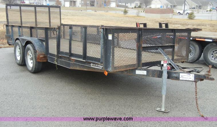 image for item C4106 2005 Rice 18.5' tandem axle trailer