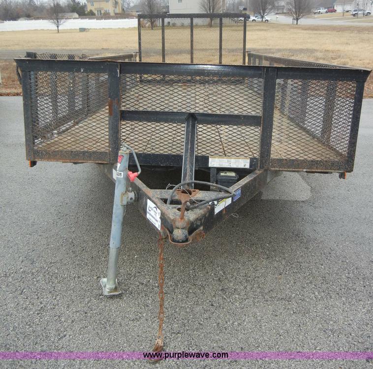 image for item C4106 2005 Rice 18.5' tandem axle trailer