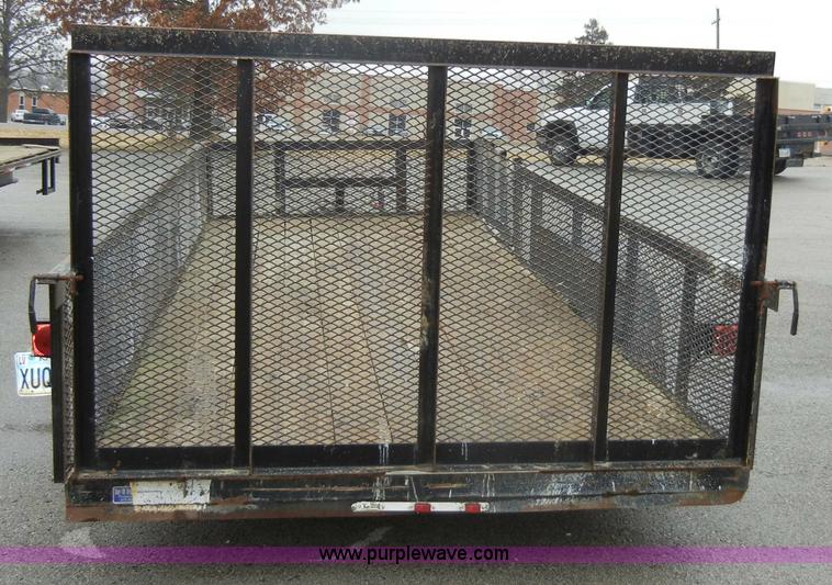 image for item C4106 2005 Rice 18.5' tandem axle trailer