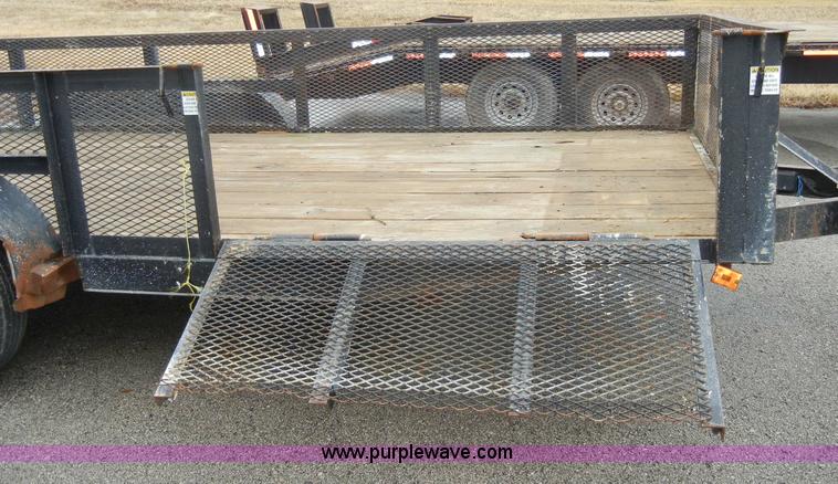 image for item C4106 2005 Rice 18.5' tandem axle trailer