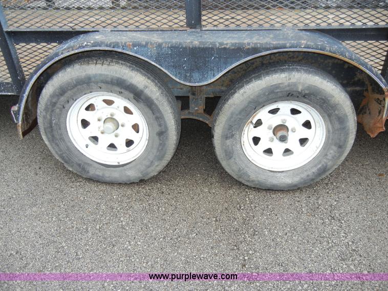 image for item C4106 2005 Rice 18.5' tandem axle trailer