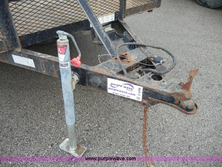 image for item C4106 2005 Rice 18.5' tandem axle trailer