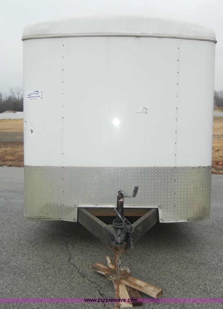 image for item C4107 2002 14' enclosed trailer